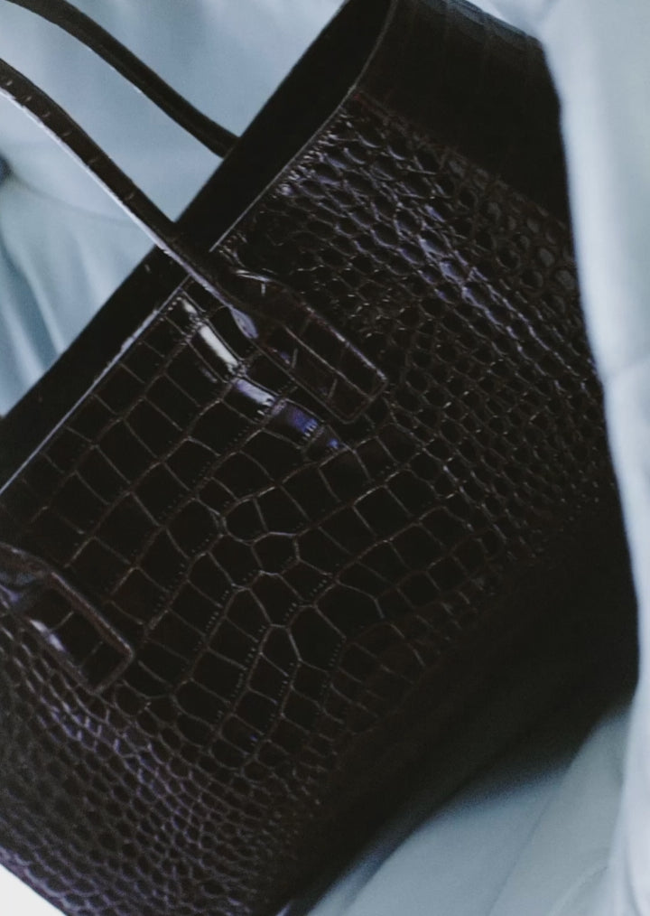 Elara Black Croco - Tony Bianco