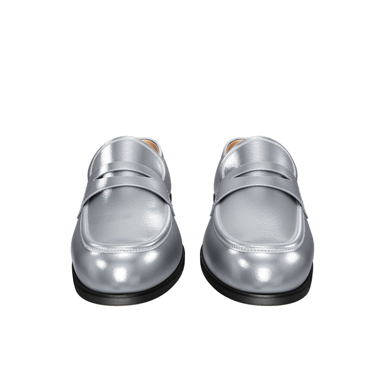 Zac Silver Nappa Metallic - Tony Bianco