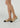 Robyn Sand Nappa/Black Grosgrain