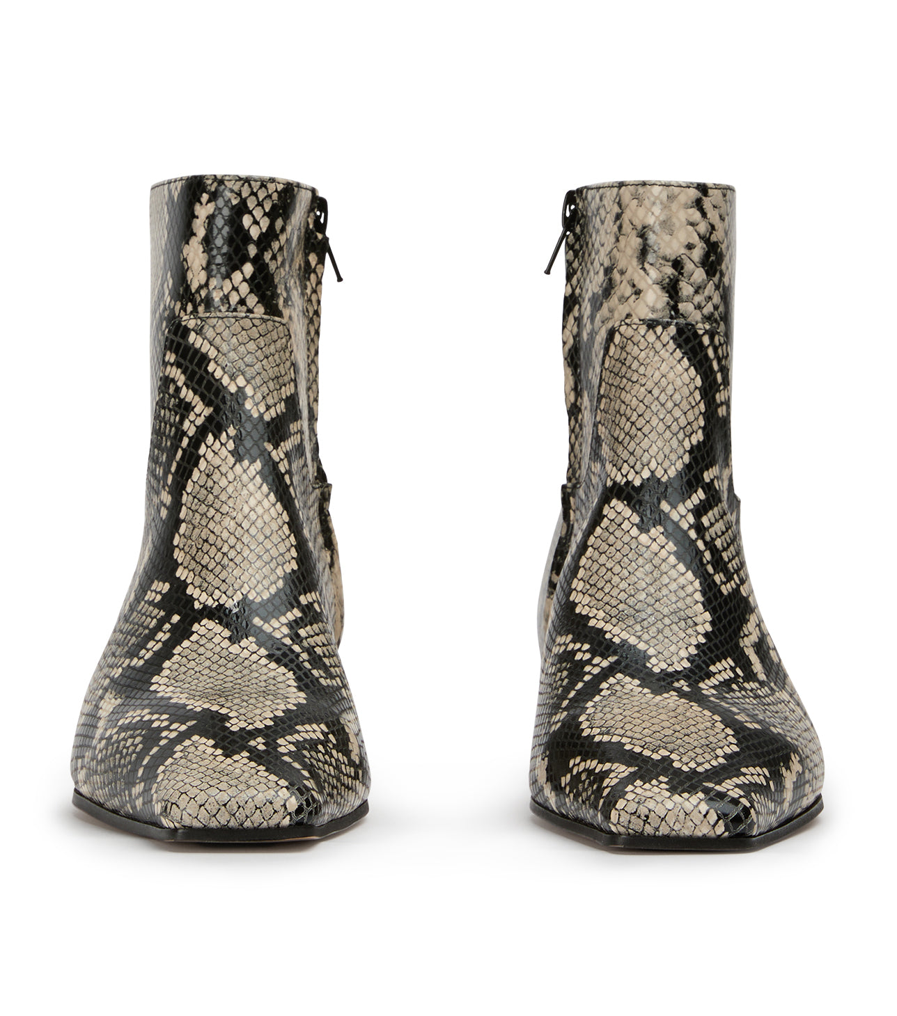 Rupert Ecru Snake Ankle Boots | Boots | Tony Bianco