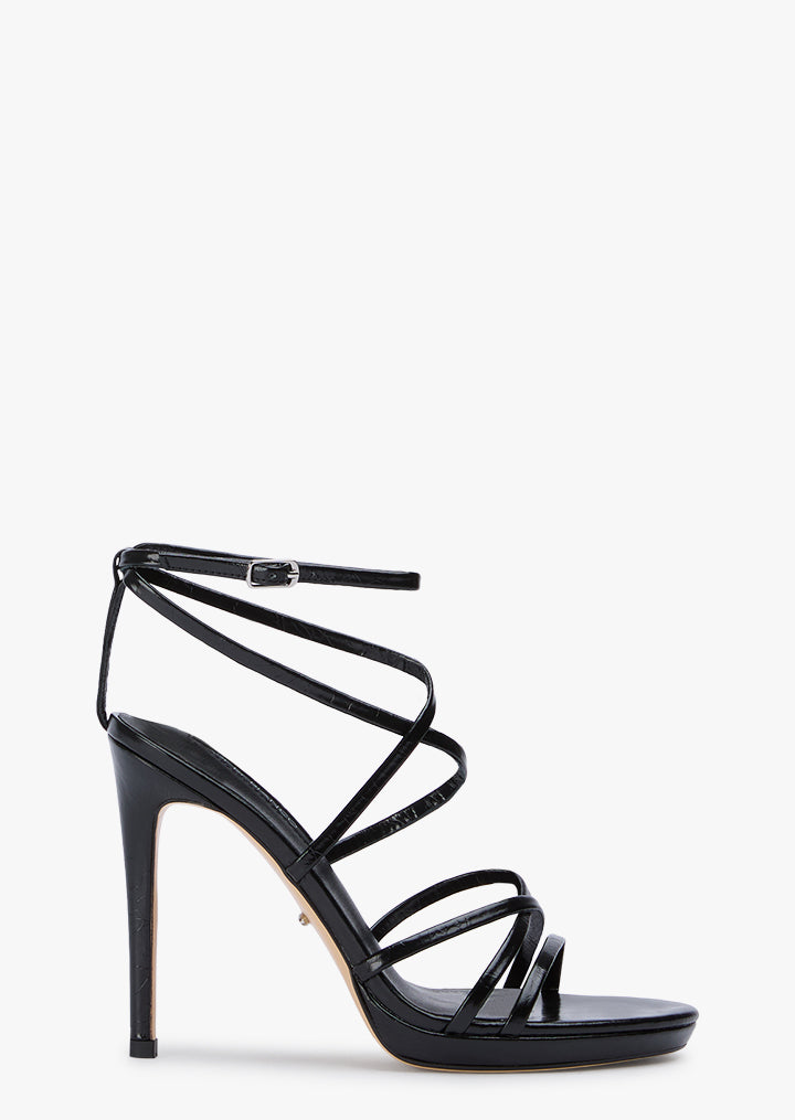 Sass Black Crinkle - Tony Bianco