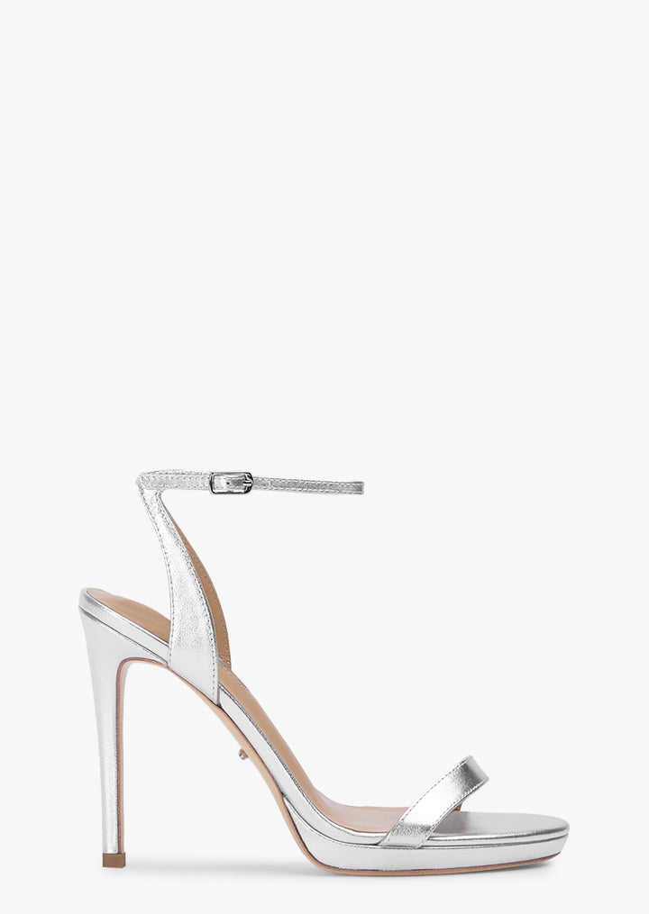 Skye Silver Nappa Metallic - Tony Bianco