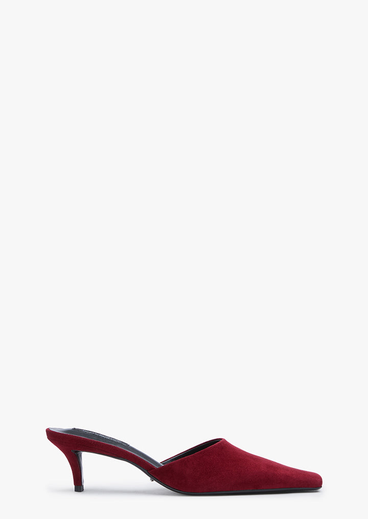 Zubi Bordeaux Suede - Tony Bianco