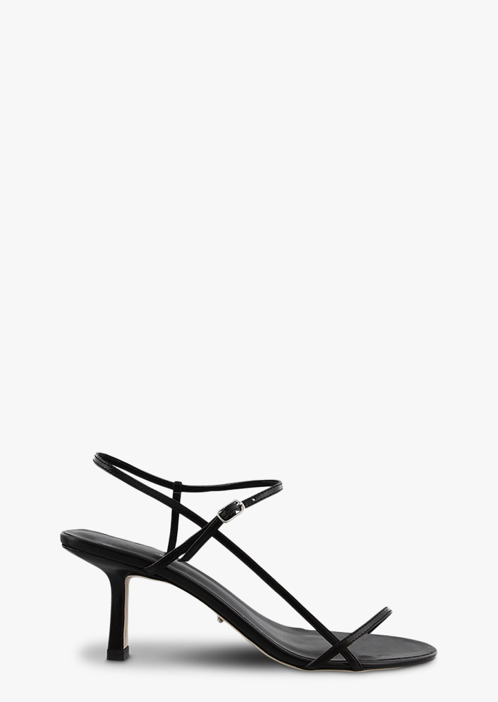 Caprice Black Kid Heels - Tony Bianco