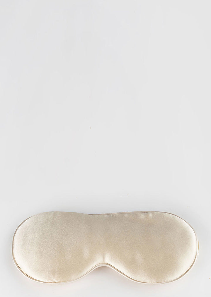 Sleep Eye Mask Mulberry Champagne Silk Promo - Tony Bianco